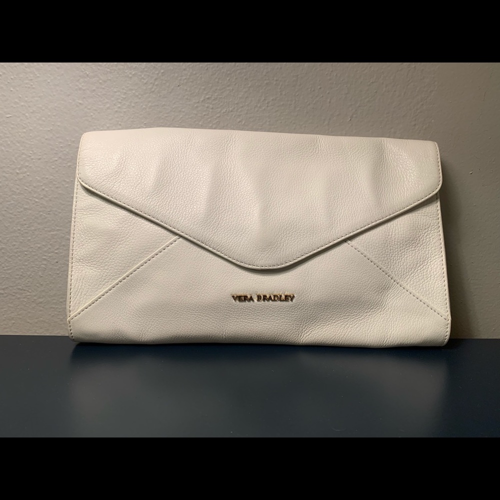 NWT - Authentic Vera Bradley Leather Harper Clutch